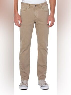Liverpool Men’s Kingston Modern Straight Colored Denim in Wheat Size 33W x 34L